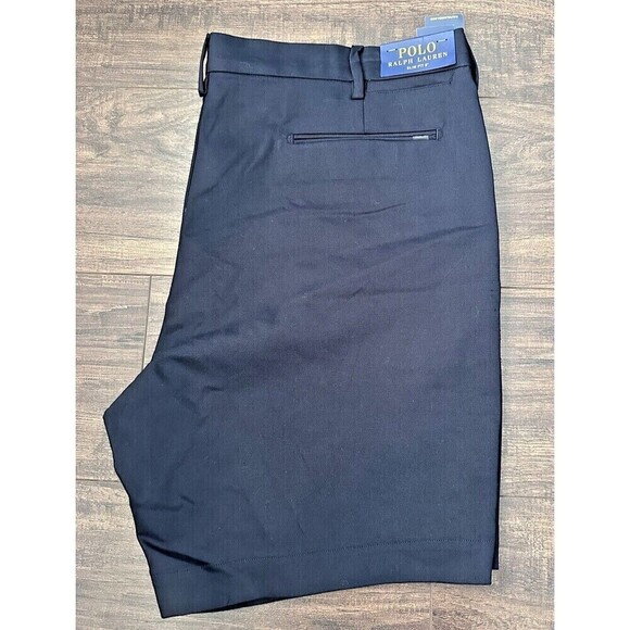 Polo Ralph Lauren Mens 7-Inch Slim Fit Dobby Shorts Collection Navy Size 42 - Picture 6 of 8